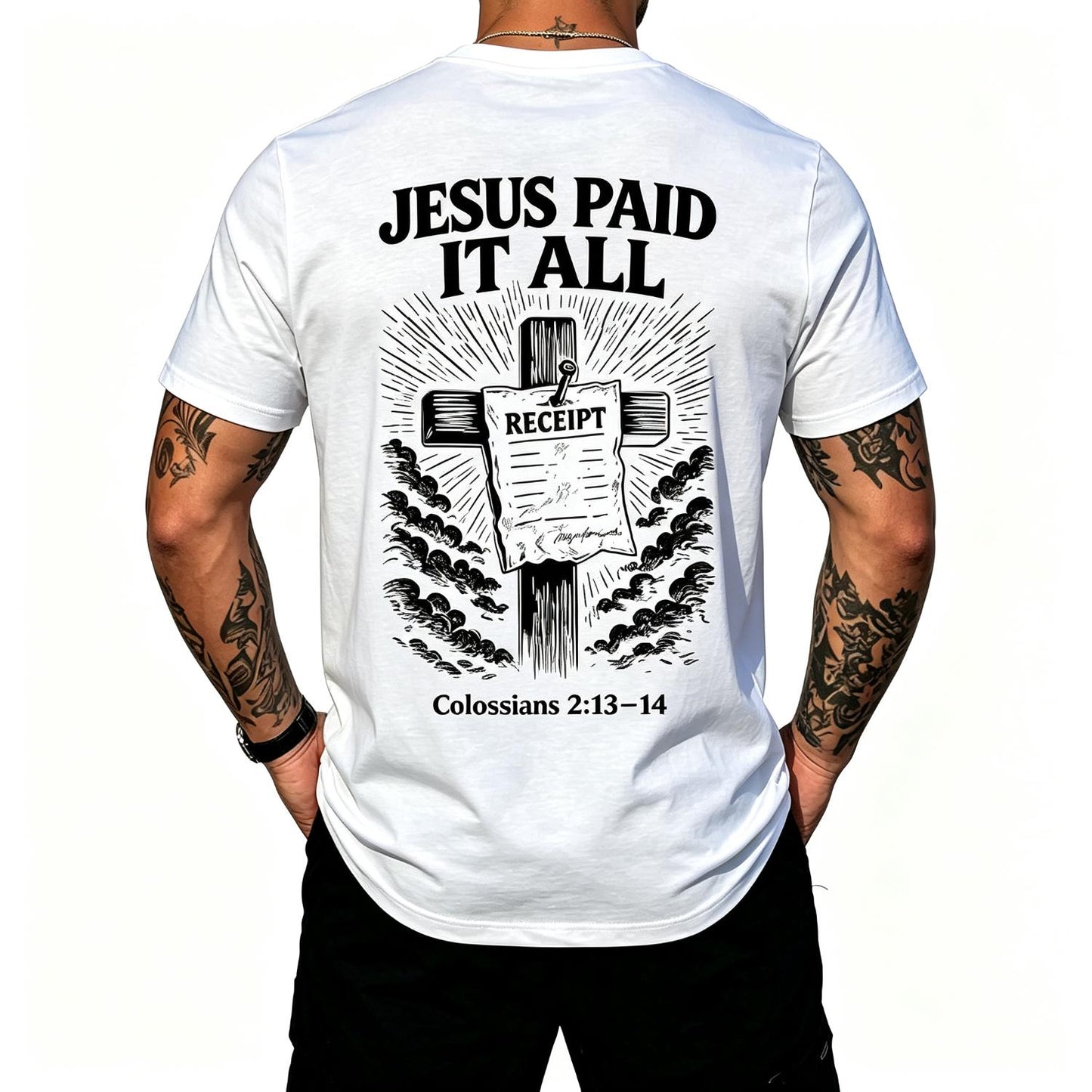 Jesus Paid It All Funny Christian T-Shirt