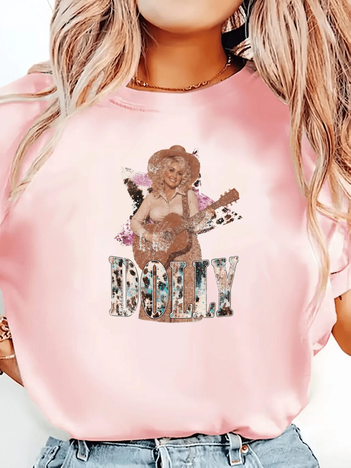 Women's Dolly Parton Country Queen Black T-Shirt