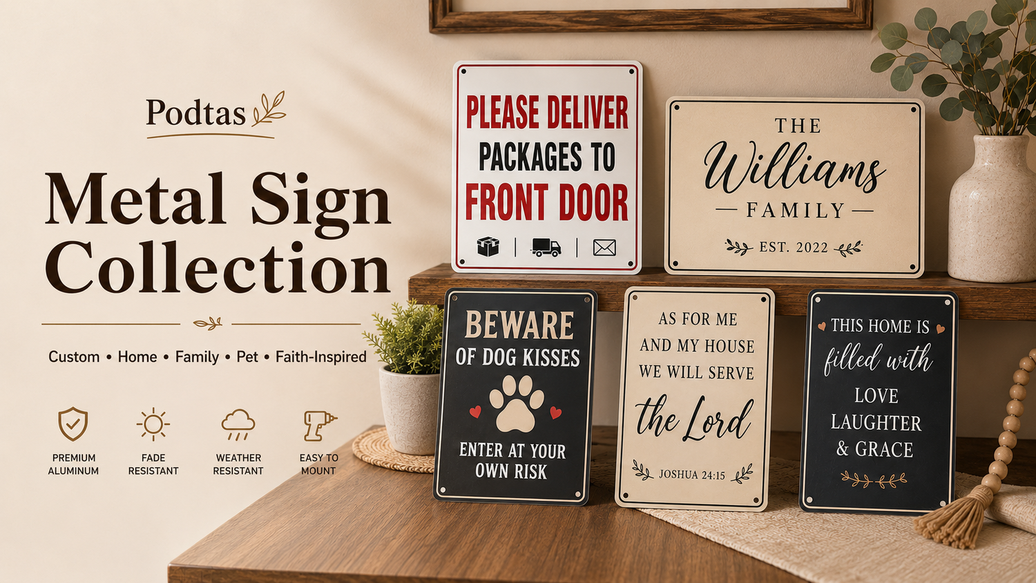 Premium Metal Sign