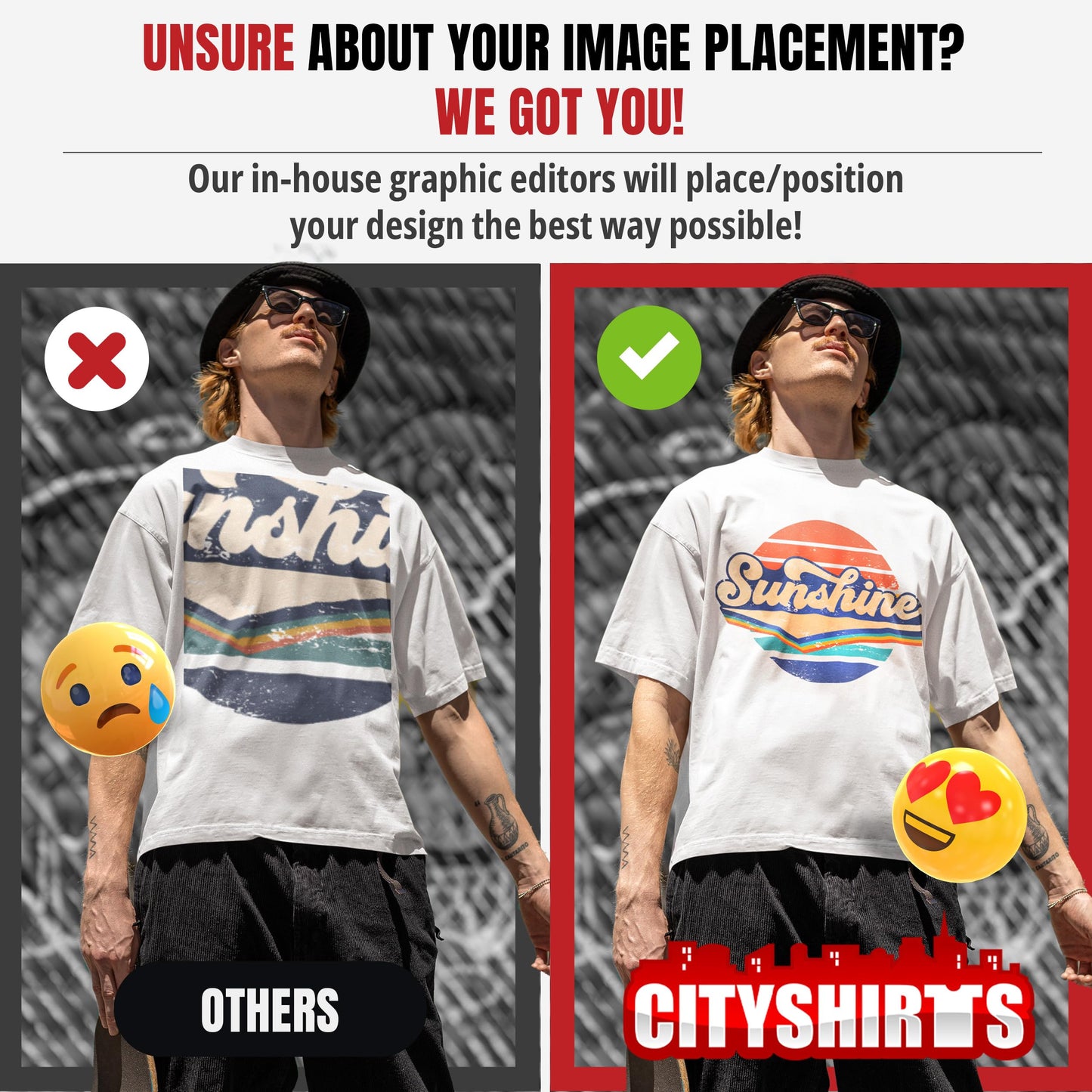 Add Your Own and Text Design Custom Personalized Adult T-Shirt Tee