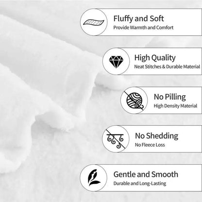 Pink Floral Message Fleece Throw Blanket - product view 4