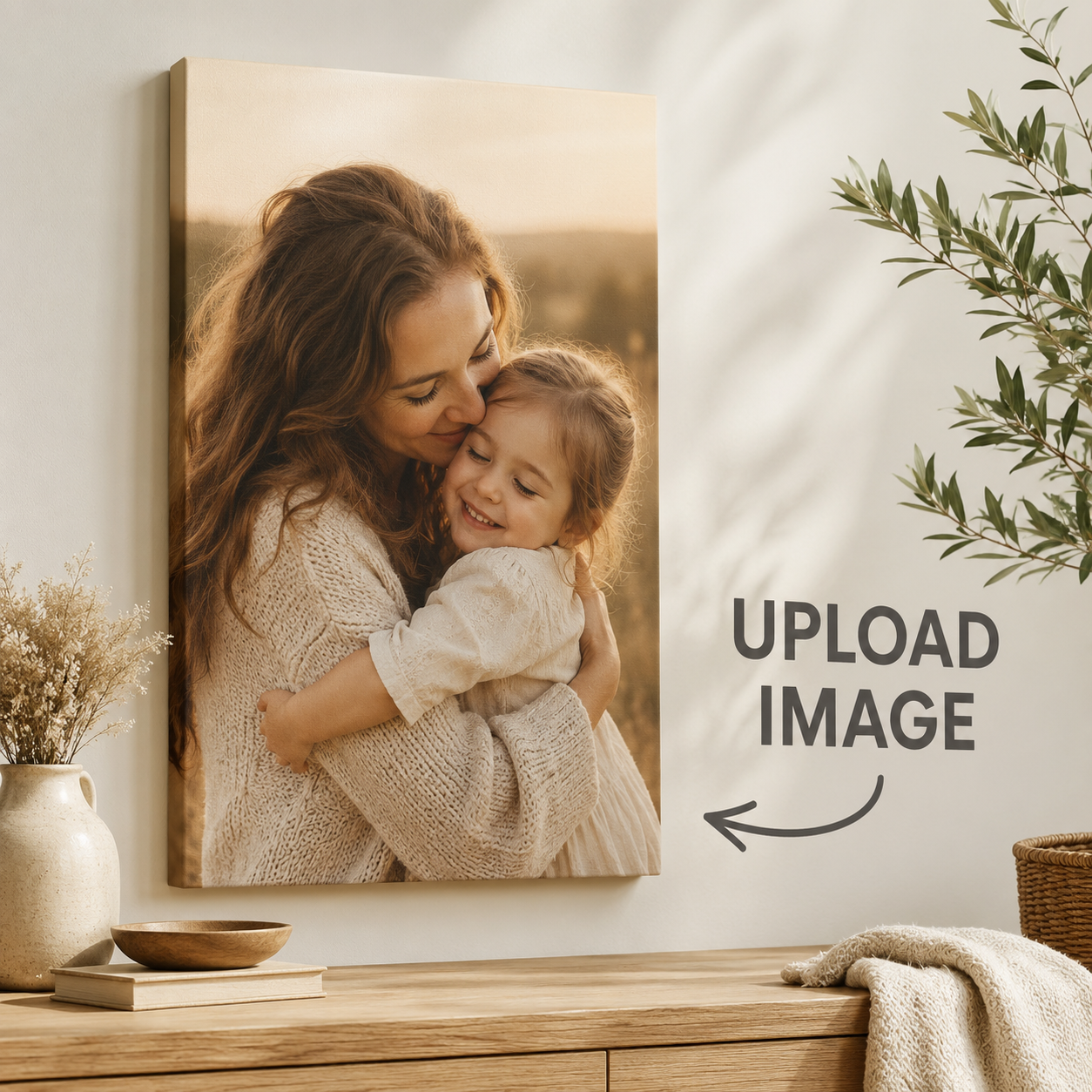Custom Photo Canvas Print – Upload Your Own Image