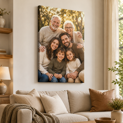 Custom Photo Canvas Print – Upload Your Own Image