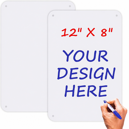Custom Metal Sign – Upload Your Photo or Logo