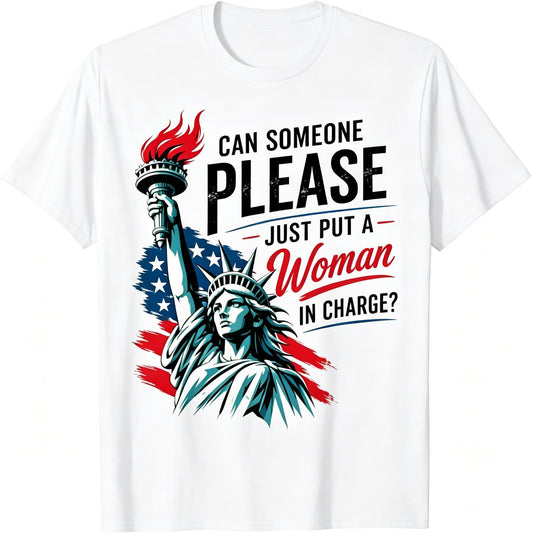 Patriotic USA 250th Anniversary Feminist 4th of July Women T-Shirt