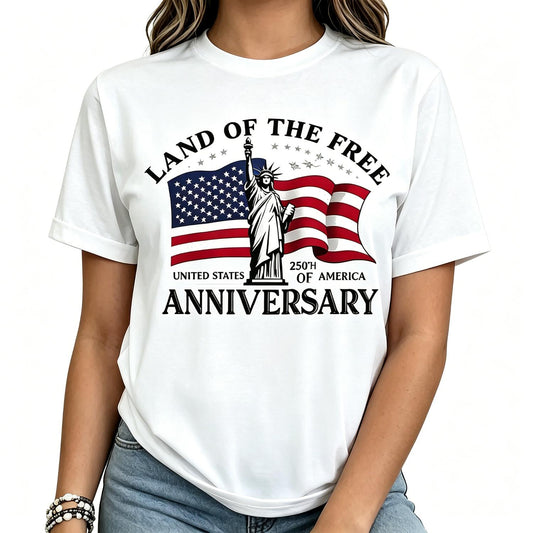 Land of the Free 250th Anniversary Unisex T-Shirt