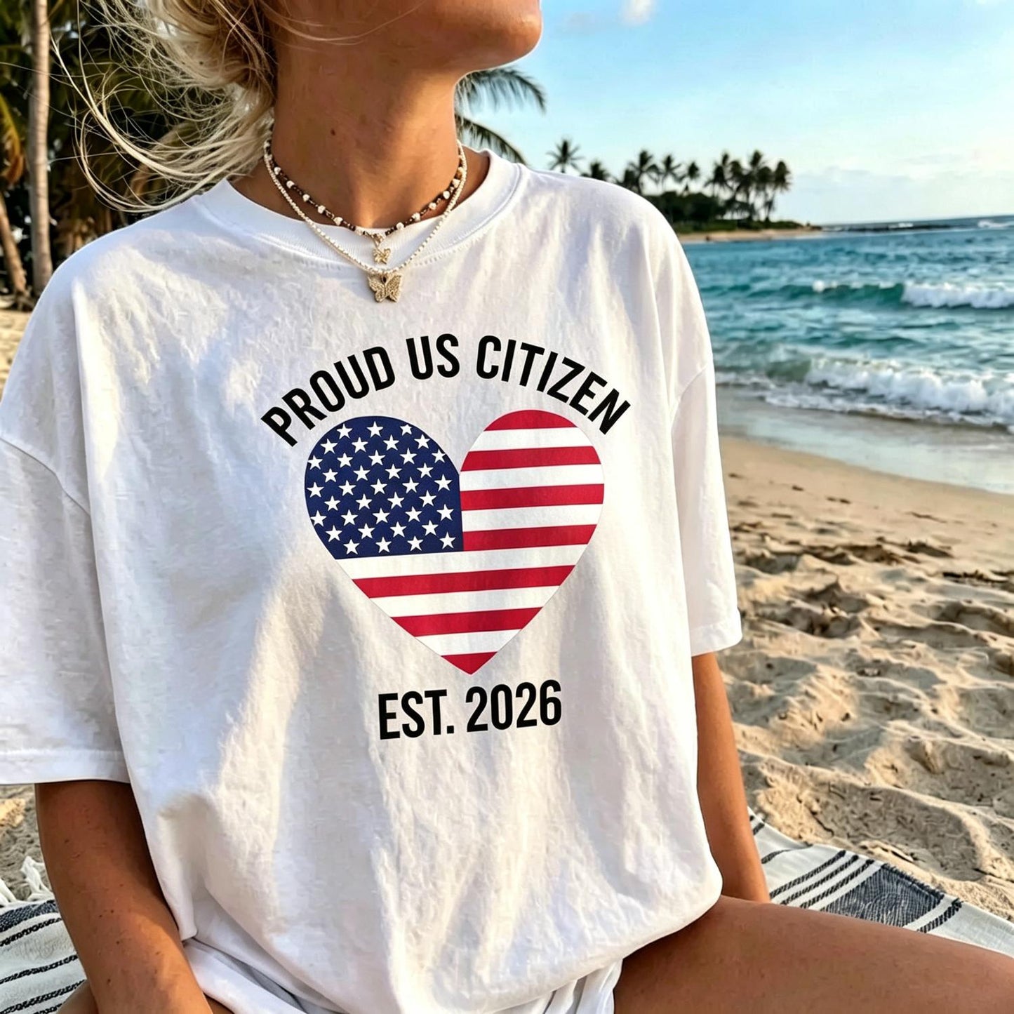 US Citizenship 2026 Decoration USA New American Citizen T-Shirt