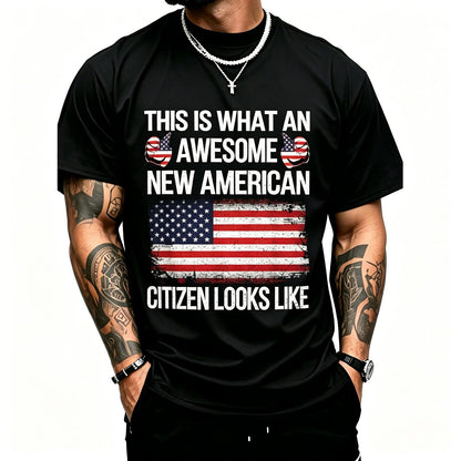 Awesome New American Flag US Citizenship USA US Citizen T-Shirt