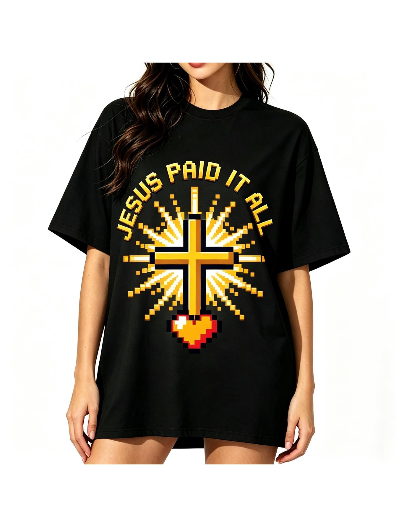 Jesus Paid It All Christian Faith Design T-Shirt