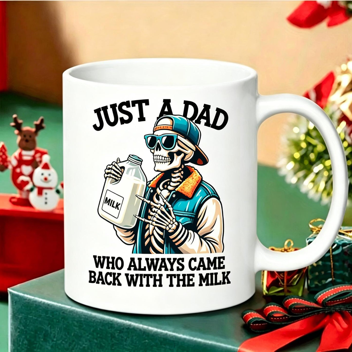 Humorous Dad Graphic 11Oz Ceramic Mug Featuring Sarcastic Come Back With The Milk Classic Dad Quotes Ideal Gift for Fathers