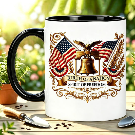 Birth of a Nation Liberty Bell Ceramic Mug