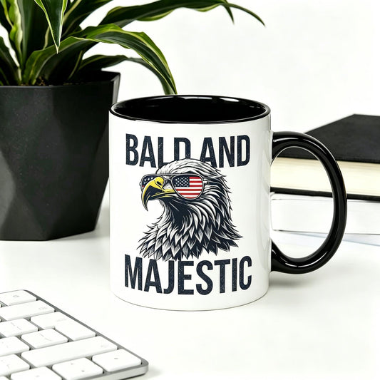 Bald and Majestic Eagle Ceramic Mug