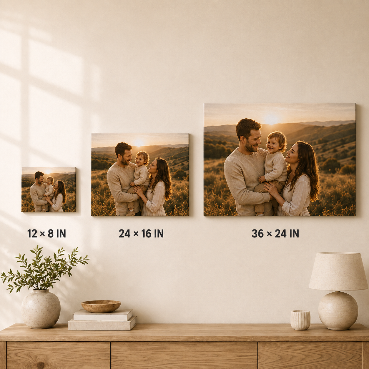 Custom Photo Canvas Print – Upload Your Own Image