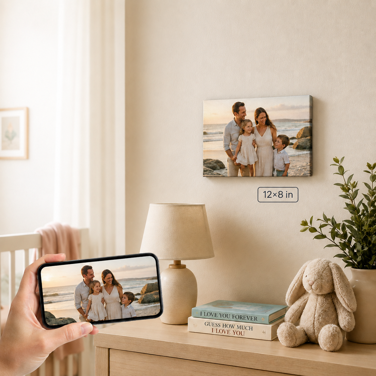 Custom Photo Canvas Print – Upload Your Own Image