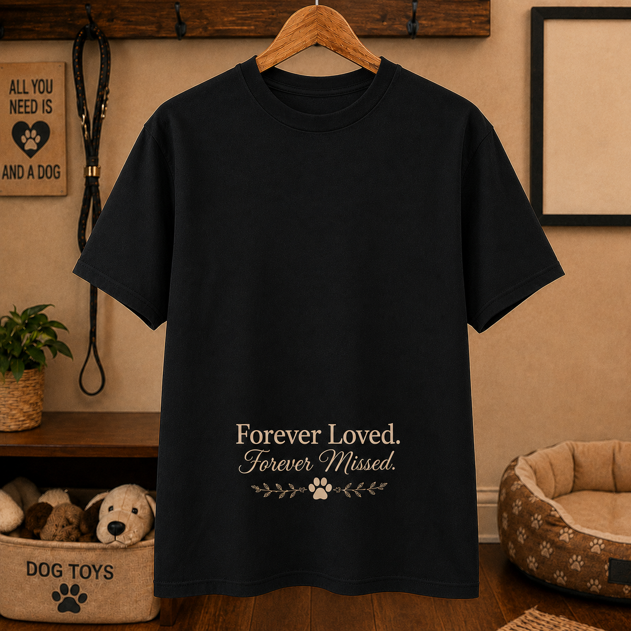 Forever Loved. Forever Missed. Custom Pet Memorial T-Shirt