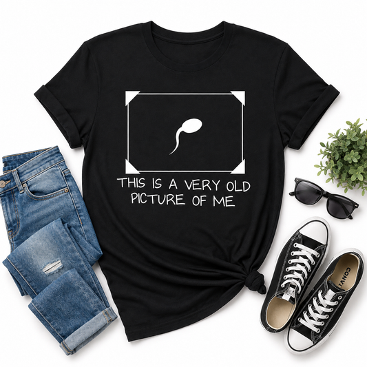 This Is a Very Old Picture of Me Funny Meme T-Shirt