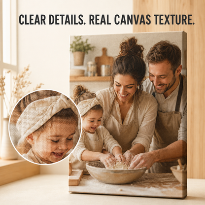Custom Photo Canvas Print – Upload Your Own Image
