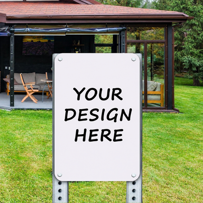 Custom Metal Sign – Upload Your Photo or Logo