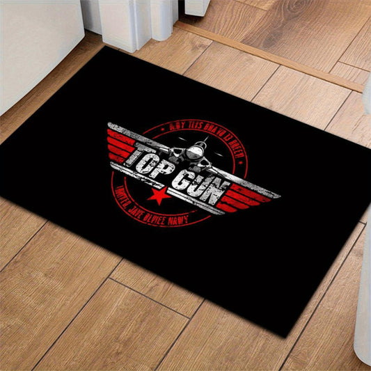 Military Aviation Wing Emblem Flannel Mat