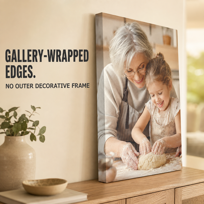 Custom Photo Canvas Print – Upload Your Own Image