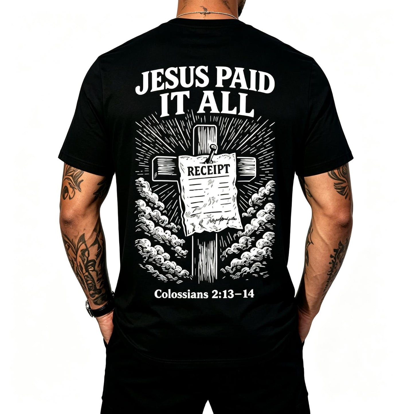 Jesus Paid It All Funny Christian T-Shirt