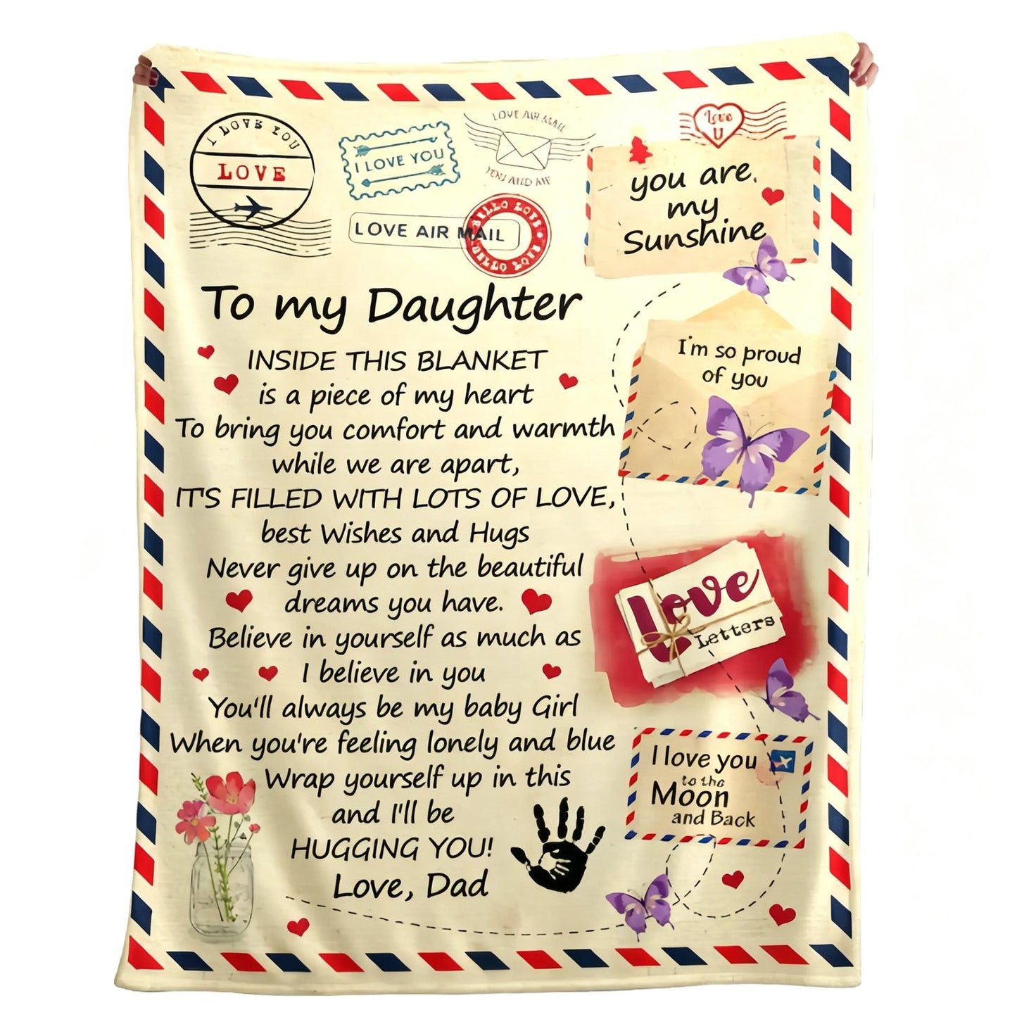 To My Wife Love Blanket from Husband – Forever & Always Gift