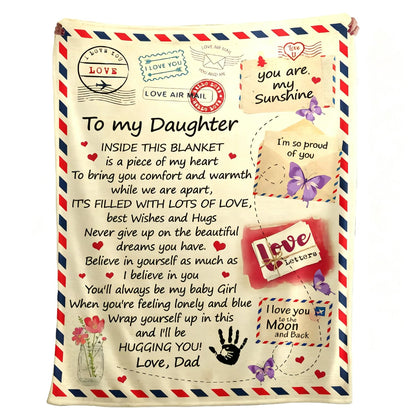 To My Wife Love Blanket from Husband – Forever & Always Gift