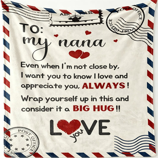 To My Grammy Flannel Throw Blanket