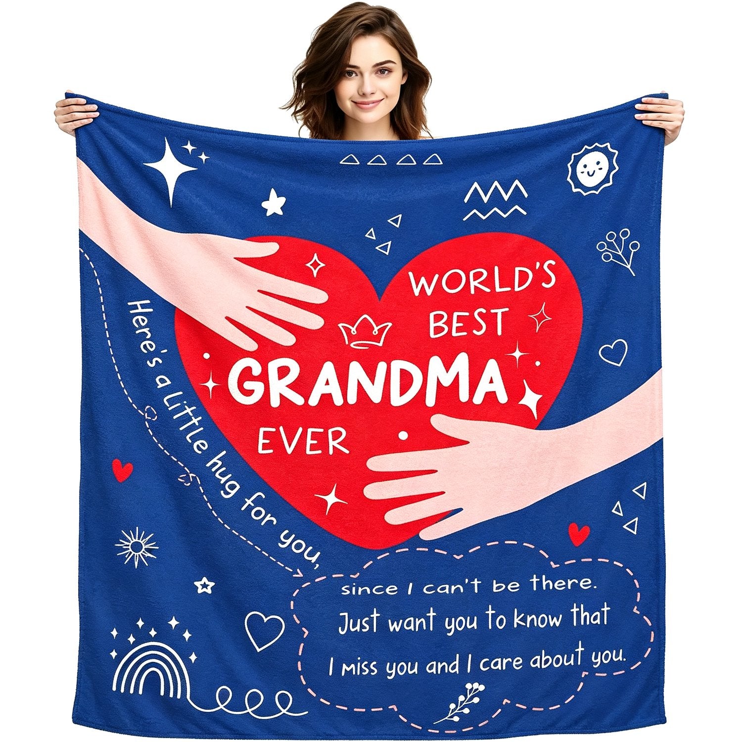 To My Grandma Gift Throw Blanket