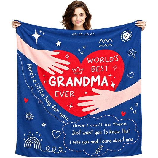 To My Grandma Gift Throw Blanket