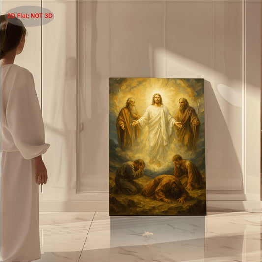 Ascension of Jesus Christian Canvas Wall Art