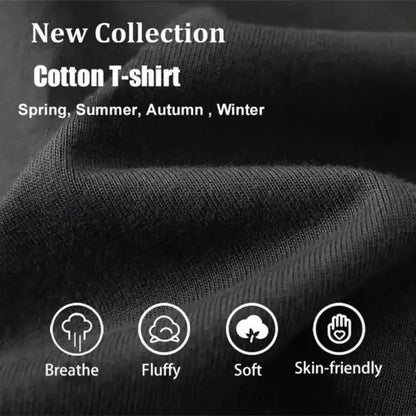 Black custom T-shirt fabric close-up showing soft breathable material