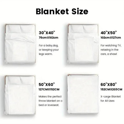 Pastel Floral Teddy Plush Throw Blanket - product view 9