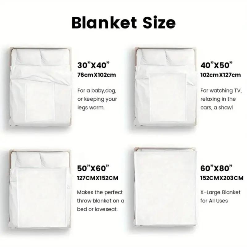 Watercolor Halloween Flannel Throw Blanket - product view 9
