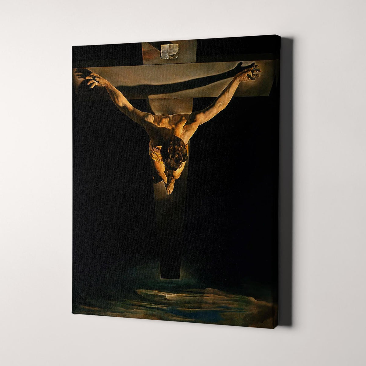 Christ of Saint John of the Cross Christian canvas wall art