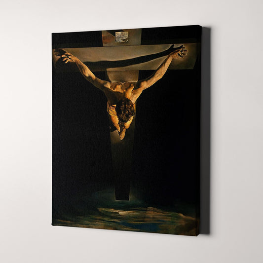 Christ of Saint John of the Cross Christian canvas wall art
