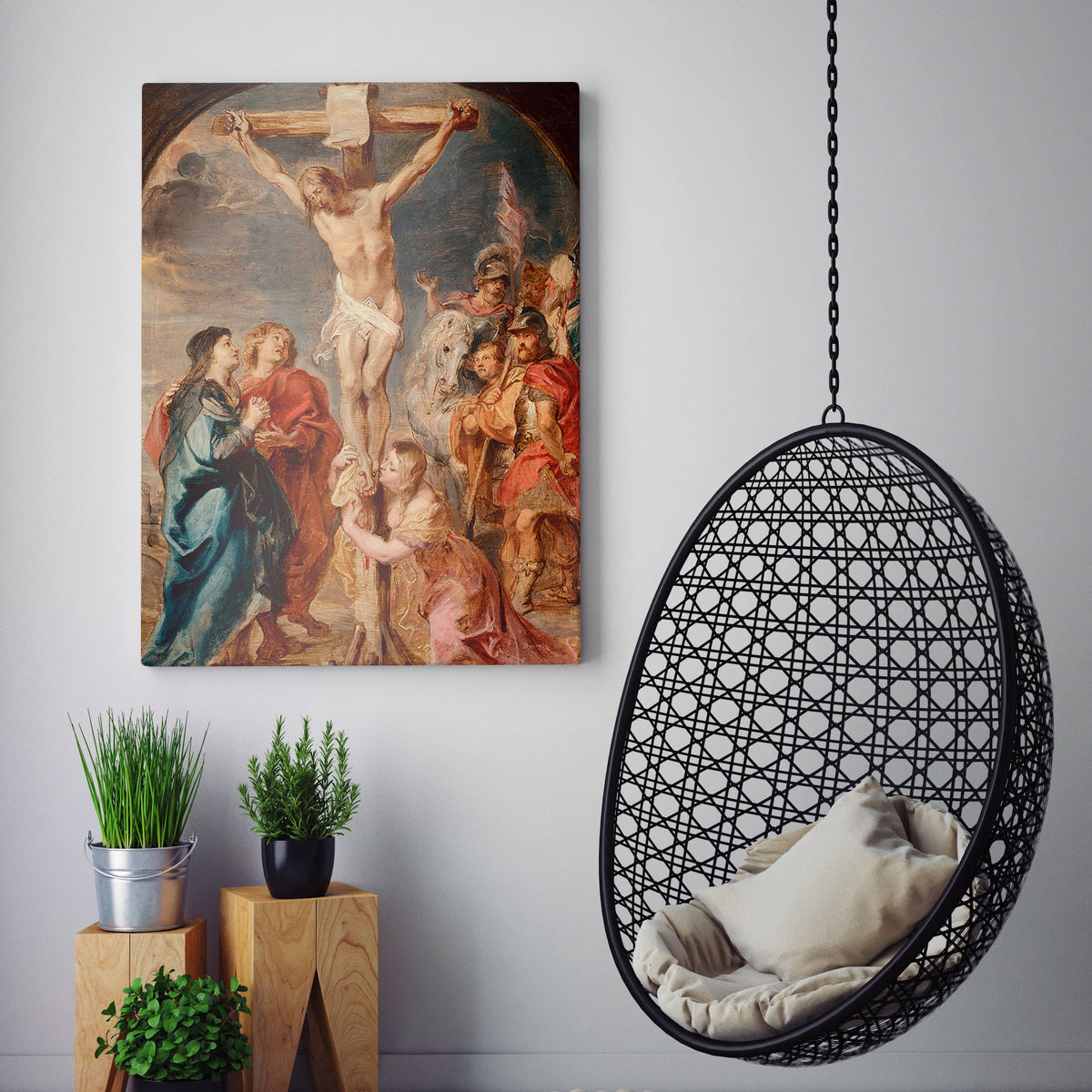 Christ on the Cross by Peter Paul Rubens canvas in a home
