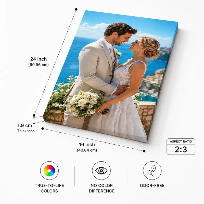 Custom Photo Canvas Print – Upload Your Own Image