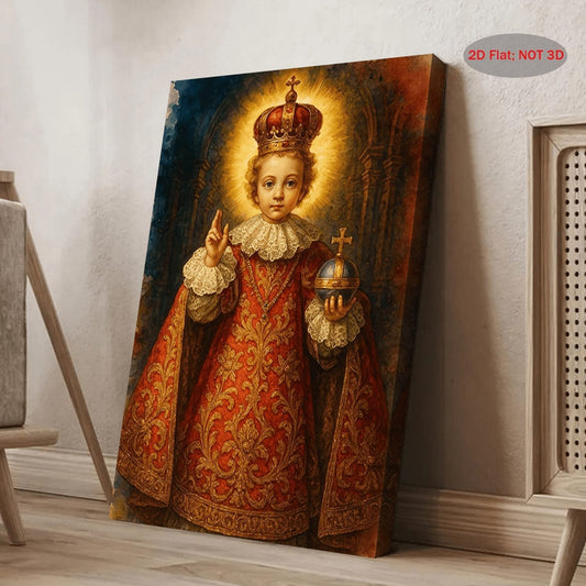 Infant Jesus of Prague Catholic Canvas Wall Art