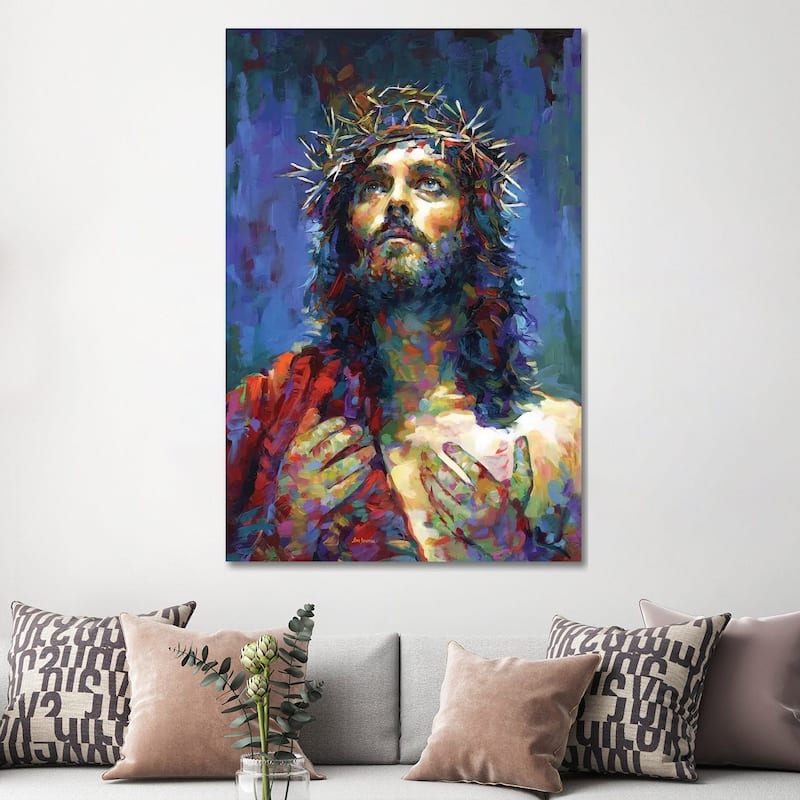 Jesus Christ by Leon Devenice gallery wrapped canvas display