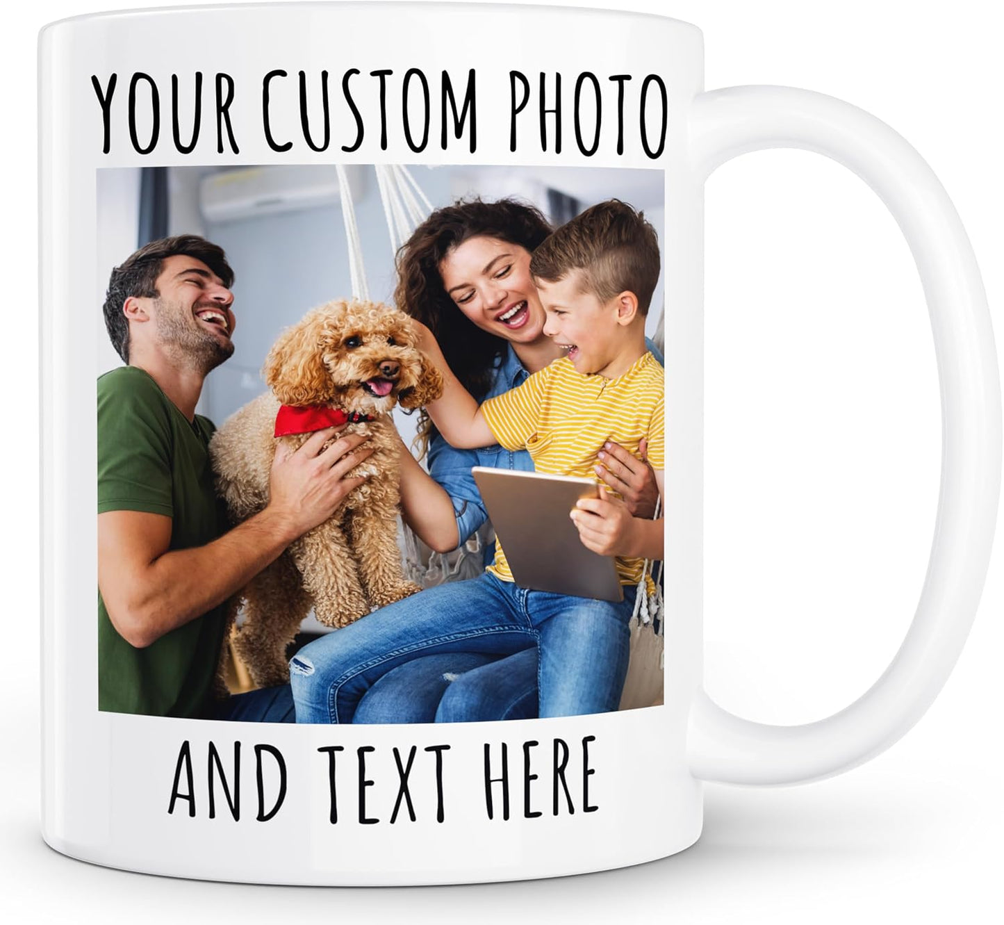 Add Your Own and Text Design Custom Personalized Mug