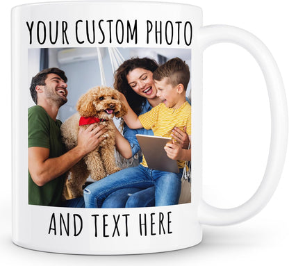Add Your Own and Text Design Custom Personalized Mug