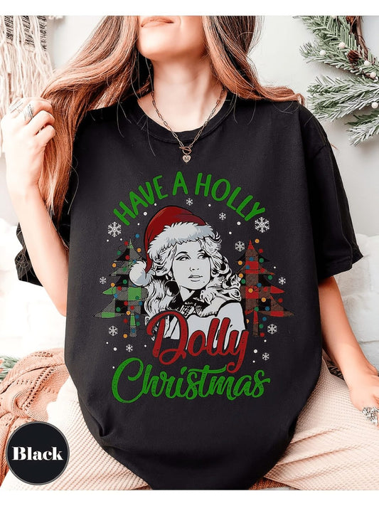 Have a Holly Dolly Vintage Christmas T-Shirt