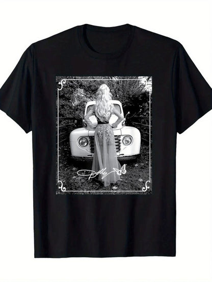Dolly Parton Retro Truck Vintage Country Graphic T-Shirt