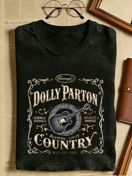 Dolly Parton Vintage Tennessee Country Music Graphic T-Shirt