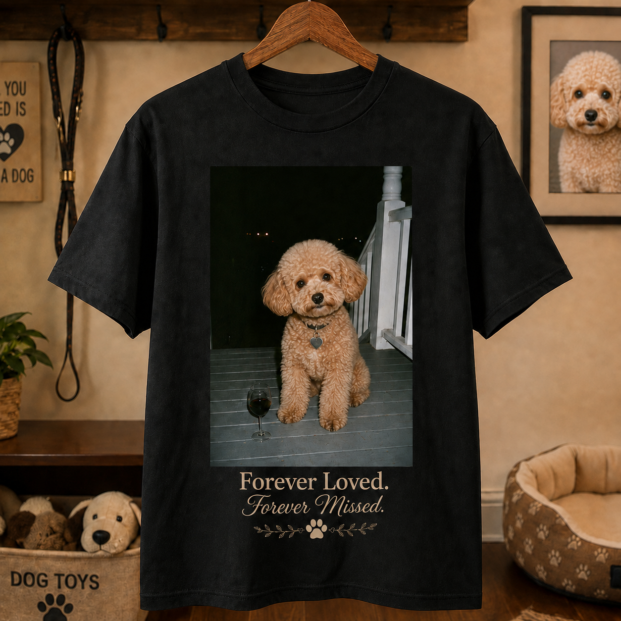 Forever Loved. Forever Missed. Custom Pet Memorial T-Shirt