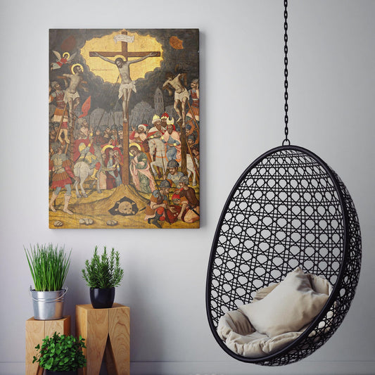Jesus Crucifixion Christian canvas wall art room display