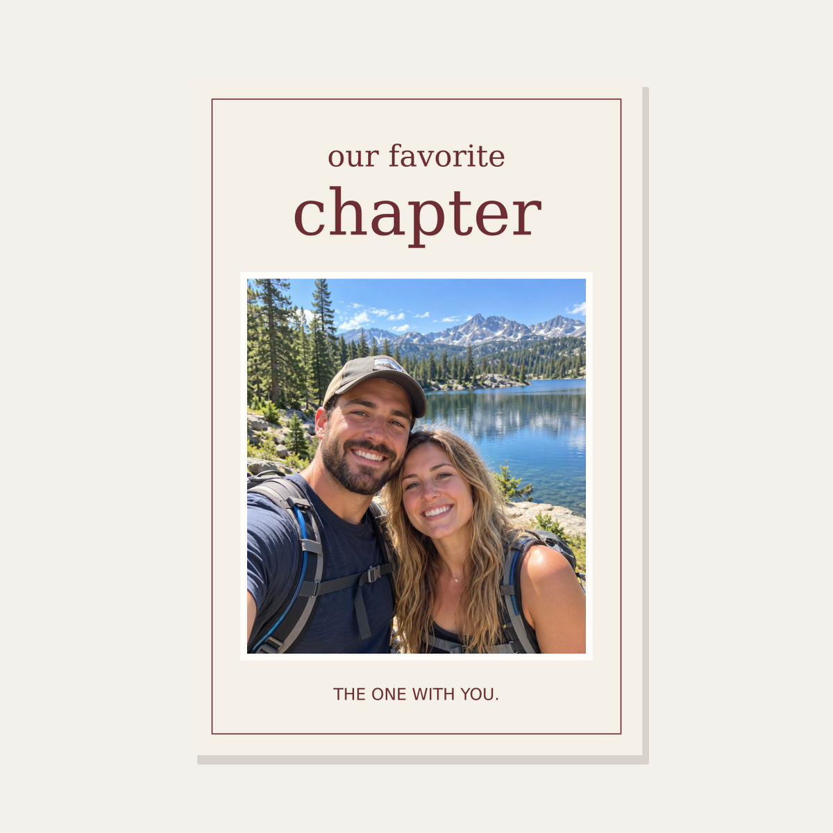 our favorite chapter exact proportion example with one original photo — illustrative graphic