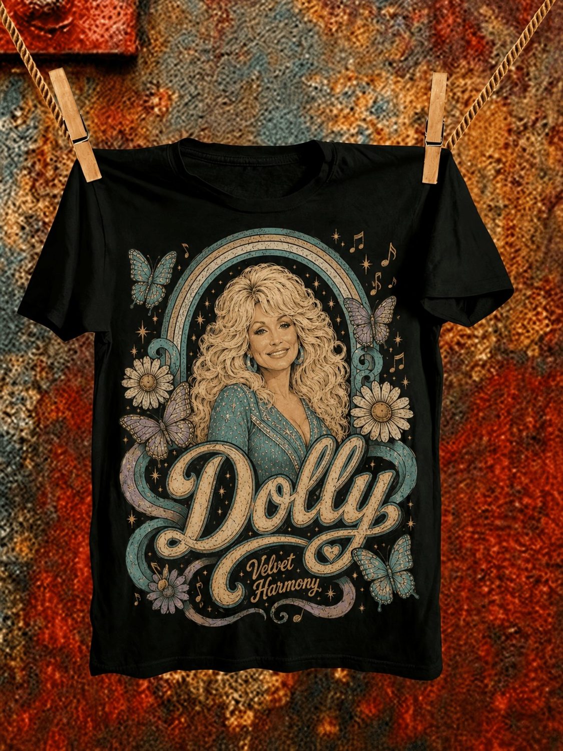 Dolly Parton Retro 80s Country Music T-Shirt
