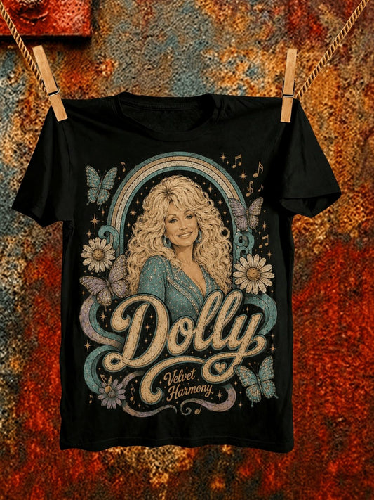 Dolly Parton Retro 80s Country Music T-Shirt